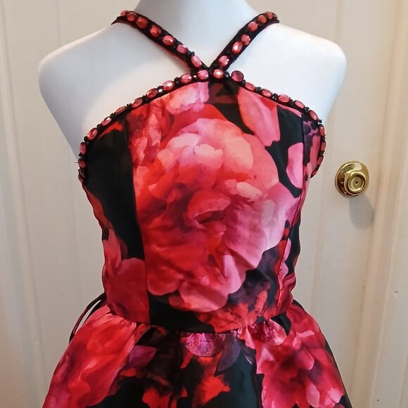 Floral High-Lo Dress - Picture 4 of 4